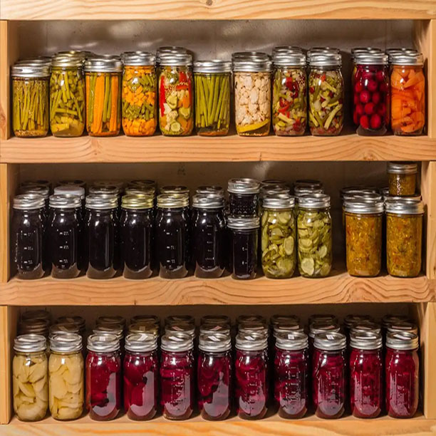 Learn about building and maintaining your dream pantry as well as different methods of food preservation.