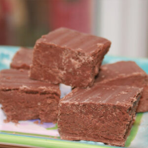 fudge, recipe, homemade, chocolate