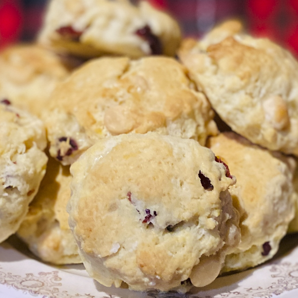 Scones, cranberry, shite chocolate chip, quick bread mix, recipe, easy to make