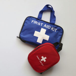 first aid, first aid kit, prepared, bandages