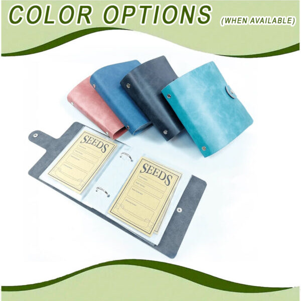 Mini Seed Saving Binder with Envelopes