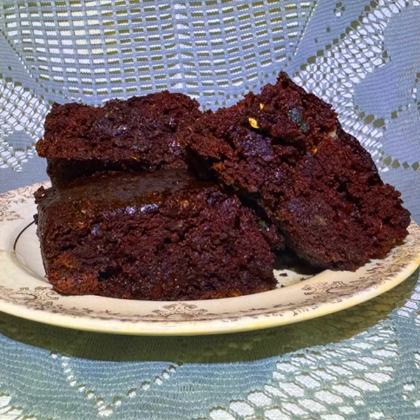 Double Chocolate Zucchini Brownie